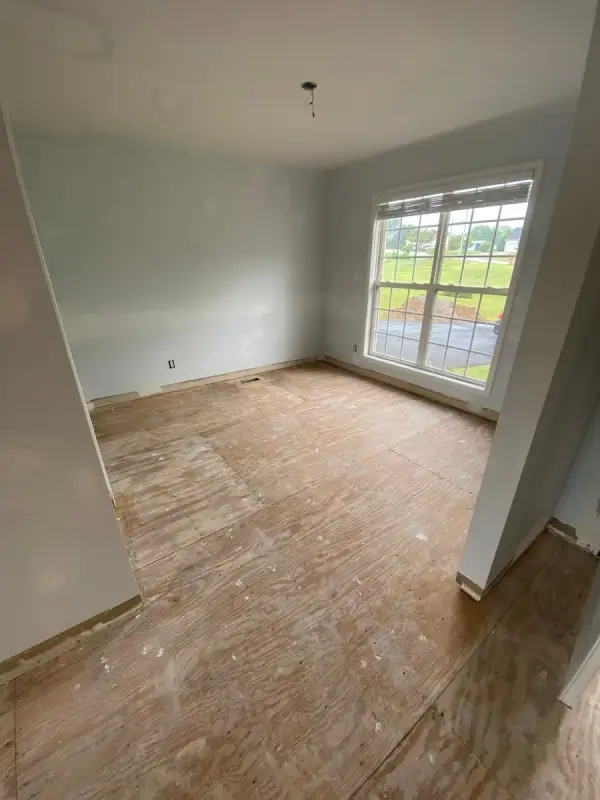 Light gray bedroom with a white window, Pleasant View, TN