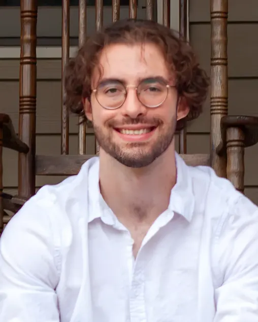 Portrait of Sawyer Robinson, Alan's son and part of the family business, part of the Robinson family business serving Bellevue
